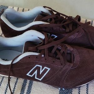 NEW Balance Women’s WA460BCS Brown/Blue Suede Low Top Comfort Sneakers Size 7.5